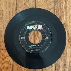 Ricky Nelson 45 7” Vinyl Record Stood Up Waitin’ In School